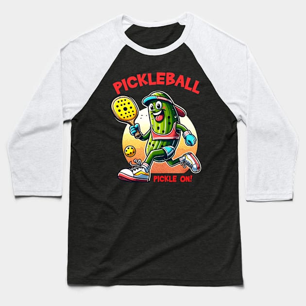 Funny Pickleball Shirt Baseball T-Shirt by Indigo Lake